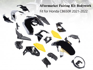 Compra Carenados Moto Honda CB650R 2019-2022 - Negro Amarillo