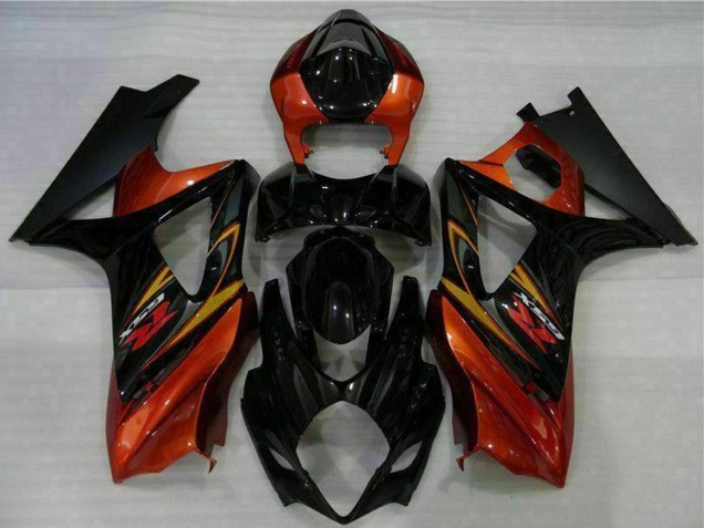 Compra Carenados Moto Suzuki GSXR 1000 2007-2008 - Negro Naranja