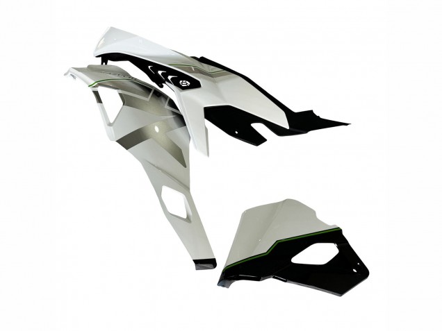 Compra Carenados Moto Kawasaki ZX25R ZX-25R 2019-2025 - Blanco Plata Verde Negro Trick Star
