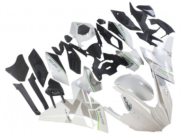 Compra Carenados Moto Kawasaki Ninja H2 2015-2022 - Blanco Plata Verde