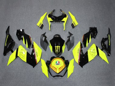 Compra Carenados Moto Kawasaki Z250/Z300 2015-2016 - Amarillo Negro Brillante Monstruo
