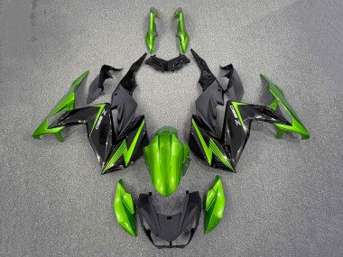 Compra Carenados Moto Kawasaki Z250/Z300 2015-2016 - Verde Negro Brillante