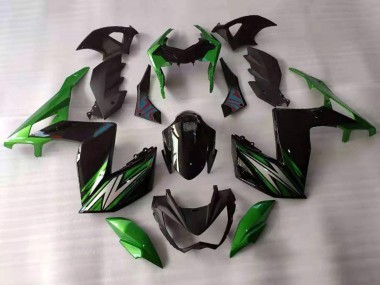 Compra Carenados Moto Kawasaki Z250/Z300 2015-2016 - Verde Negro Blanco
