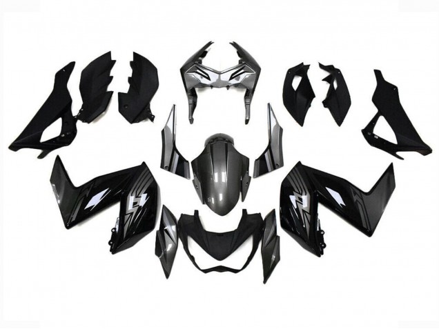 Compra Carenados Moto Kawasaki Z250/Z300 2015-2016 - Negro Brillante Gris