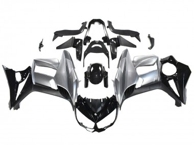 Compra Carenados Moto Kawasaki Z1000SX 2010-2016 - Negro Brillante Plata