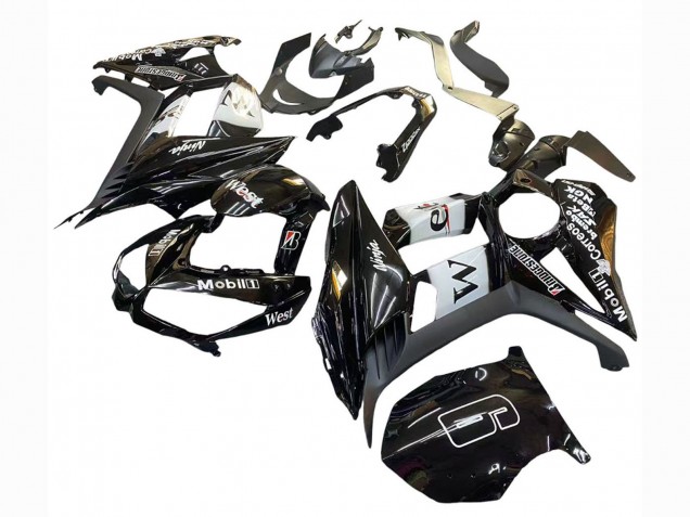 Compra Carenados Moto Kawasaki Z1000SX 2010-2016 - Negro Brillante Oro Blanco Mobil West
