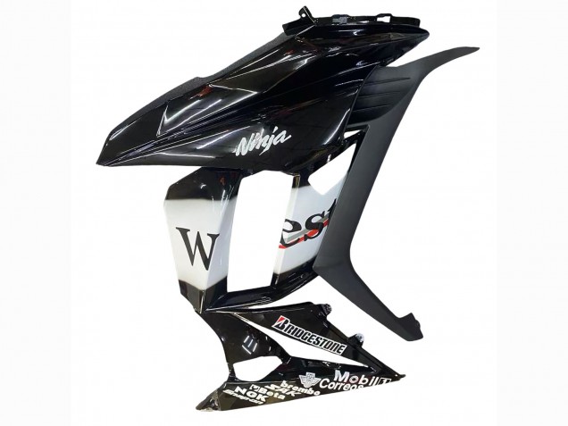 Compra Carenados Moto Kawasaki Z1000SX 2010-2016 - Negro Brillante Oro Blanco Mobil West