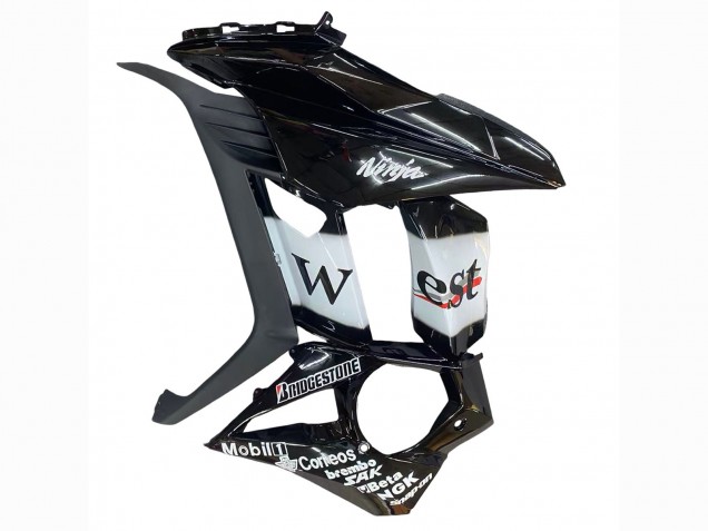 Compra Carenados Moto Kawasaki Z1000SX 2010-2016 - Negro Brillante Oro Blanco Mobil West