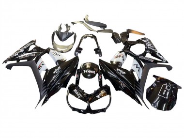 Compra Carenados Moto Kawasaki Z1000SX 2010-2016 - Negro Brillante Oro Blanco Mobil West