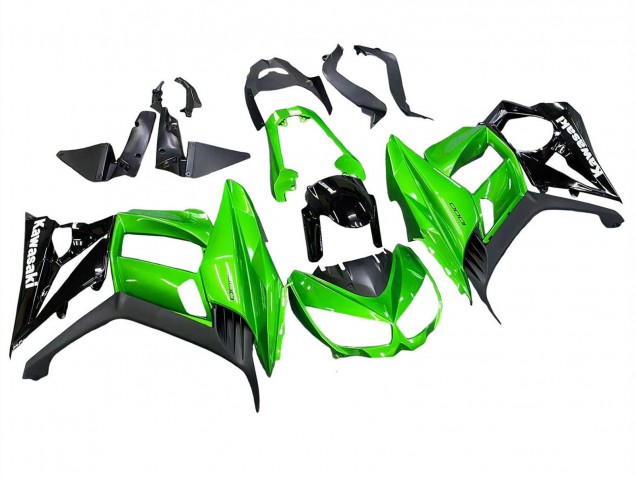 Compra Carenados Moto Kawasaki Z1000SX 2010-2016 - Negro Brillante Negro Mate Verde