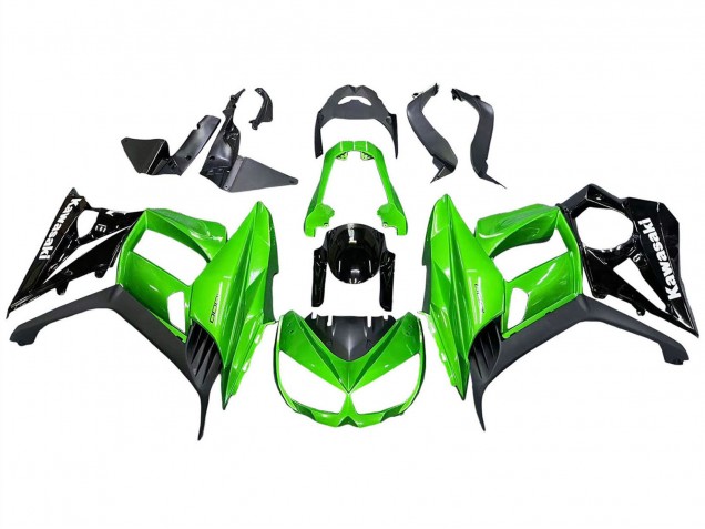 Compra Carenados Moto Kawasaki Z1000SX 2010-2016 - Negro Brillante Negro Mate Verde