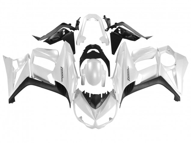 Compra Carenados Moto Kawasaki Z1000SX 2010-2016 - Blanco Perla Negro