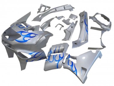 Compra Carenados Moto Kawasaki ZZR400 1993-2007 - Blanco Azul Llama