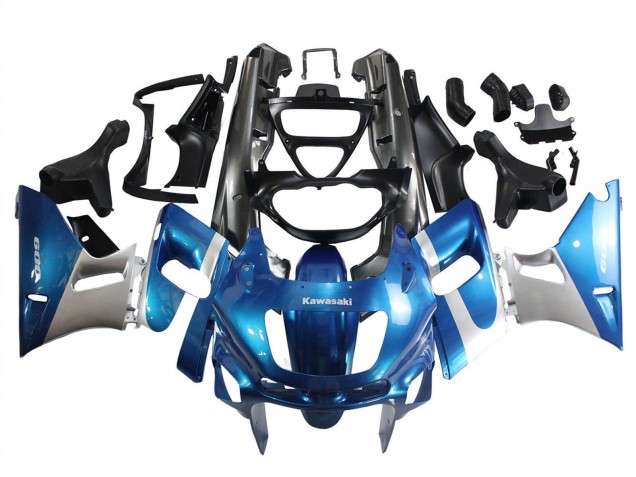Compra Carenados Moto Kawasaki ZZR600 1998-2003 - Azul Plata Negro