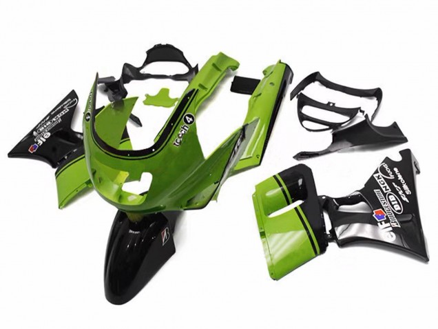 Compra Carenados Moto Kawasaki ZZR400 1993-2007 - Verde Negro Brillante Elf Touch4 Bridgestone