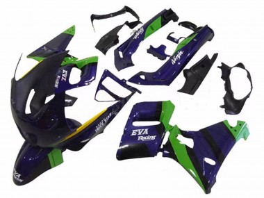 Compra Carenados Moto Kawasaki ZZR400 1993-2007 - Verde Azul Oscuro Púrpura Trick Star EVA Racing