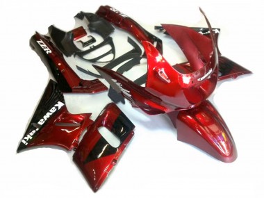 Compra Carenados Moto Kawasaki ZZR600 1998-2003 - Rojo Negro Brillante