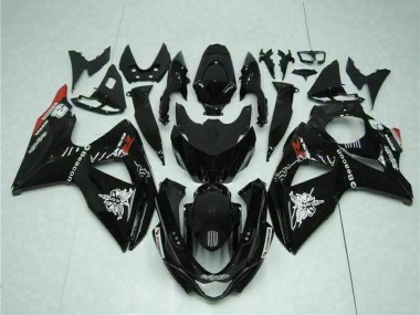 Compra Carenados Moto Suzuki GSXR 1000 2009-2016 - Negro Brillante Rojo Faro Motul