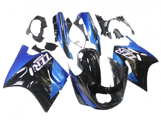 Compra Carenados Moto Kawasaki ZZR1100 1990-1992 - Azul Negro Brillante