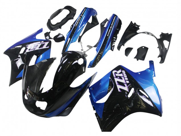 Compra Carenados Moto Kawasaki ZZR1100 1990-1992 - Azul Negro Brillante