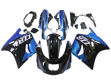 Compra Carenados Moto Kawasaki ZZR1100 1990-1992 - Azul Negro Brillante