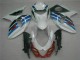 Compra Completo Carenados Moto Suzuki GSXR 1000 2009-2016 - Blanco Azul Negro