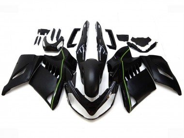 Compra Carenados Moto Kawasaki GTR1400/ZG1400 2007-2009 - Negro Mate Verde Línea