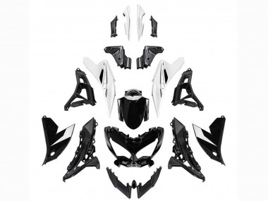 Compra Carenados Moto Kawasaki Versys 650 2022-2025 - Negro Brillante Blanco