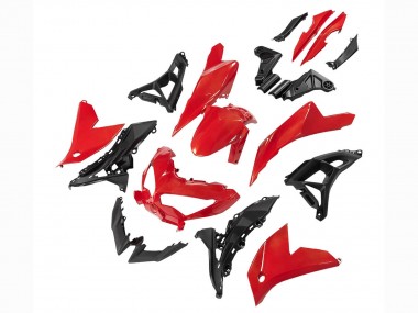Compra Carenados Moto Kawasaki Versys 650 2022-2025 - Rojo Negro