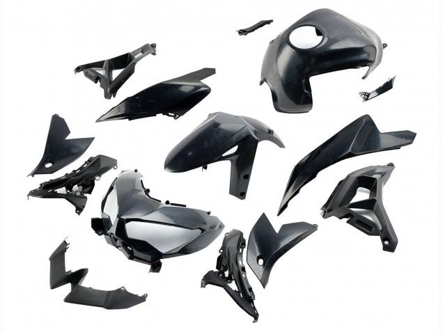 Compra Carenados Moto Kawasaki Versys 650 2022-2025 - Negro Brillante