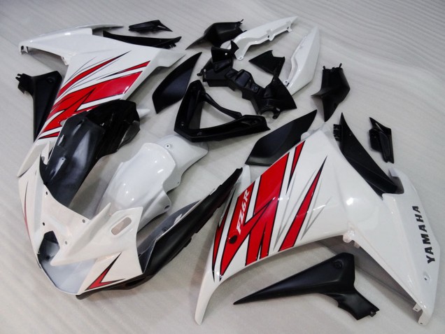 Compra Carenados Moto Yamaha FZ6R 2009-2015 - Blanco Rojo Negro
