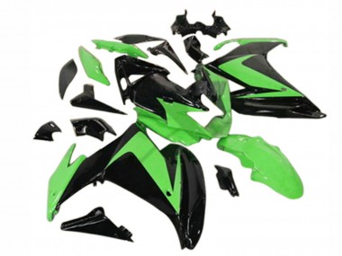 Compra Carenados Moto Yamaha FZ6R 2009-2015 - Negro Brillante Verde