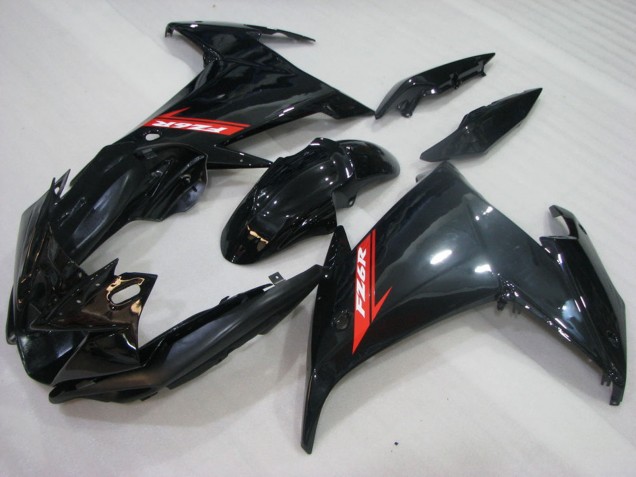 Compra Carenados Moto Yamaha FZ6R 2009-2015 - Negro Brillante Rojo