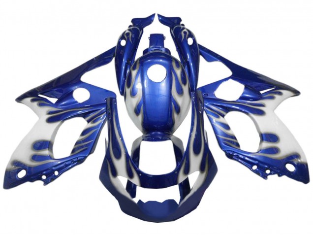 Compra Carenados Moto Yamaha YZF600R Thundercat 1996-2007 - Azul Blanco Plata Llama