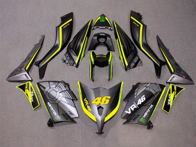 Compra Carenados Moto Yamaha TMAX530 2012-2014 - Gris Mate Amarillo Monstruo 46