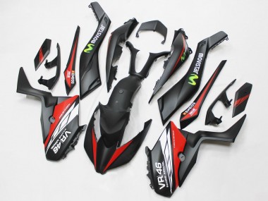 Compra Carenados Moto Yamaha XMAX300 2017-2021 - Negro Mate Rojo MoviStar ENEOS 46