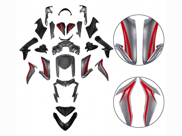 Compra Carenados Moto Suzuki GSX-S 1000 2015-2020 - Rojo Plata