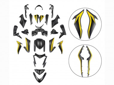 Compra Carenados Moto Suzuki GSX-S 1000 2015-2020 - Negro Amarillo