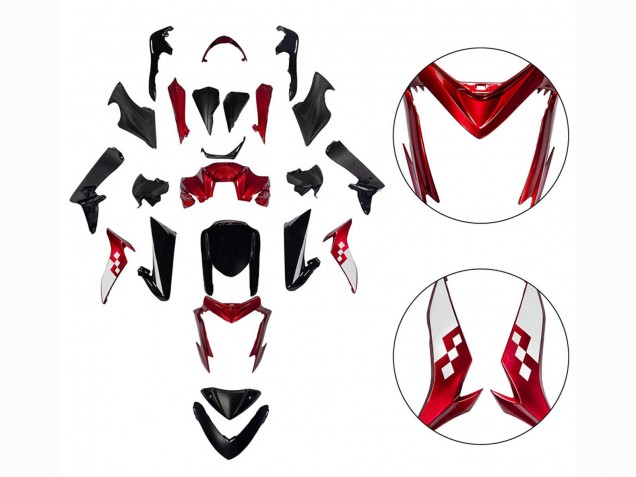 Compra Carenados Moto Suzuki GSX-S 1000 2015-2020 - Rojo Negro