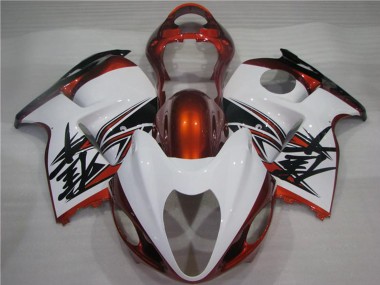 Compra Carenados Moto Suzuki GSXR 1300 Hayabusa 1996-2007 - Blanco Naranja Negro