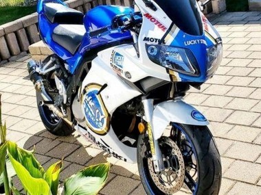 Compra Carenados Moto Suzuki SV650 2003-2013 - Blanco Azul Lucky Strike Motul