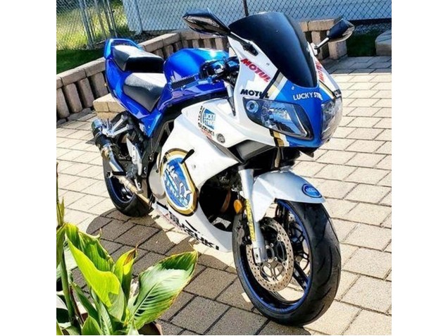 Compra Carenados Moto Suzuki SV650 2003-2013 - Blanco Azul Lucky Strike Motul