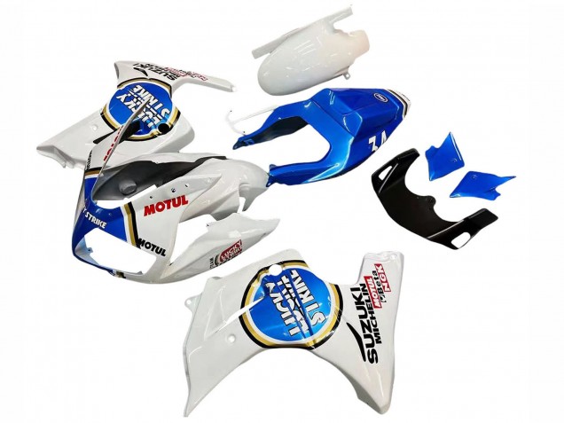 Compra Carenados Moto Suzuki SV650 2003-2013 - Blanco Azul Lucky Strike Motul