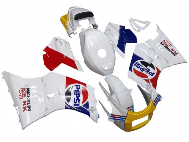 Compra Carenados Moto Suzuki RG400 RG500 RG400/500 1984-1987 - Blanco Rojo Azul Amarillo Motul Michelin Pepsi