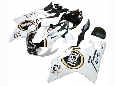 Compra Carenados Moto Aprilia RSV1000 2003-2006 - Blanco Negro Lucky Strike Motul Michelin