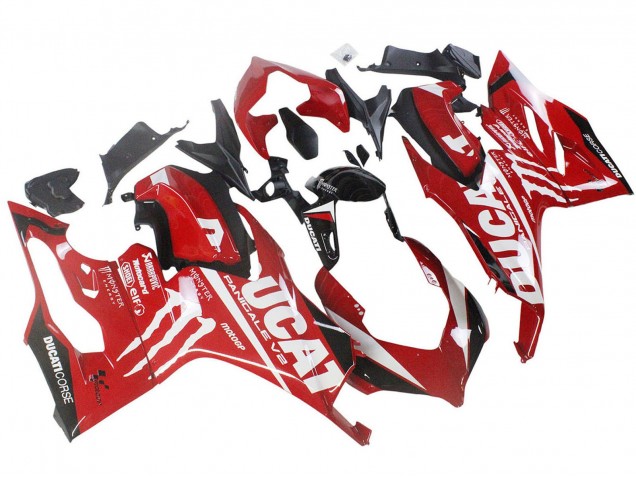 Compra Carenados Moto Ducati Panigale V2 2020-2024 - Rojo Negro Brillante Monstruo Corse
