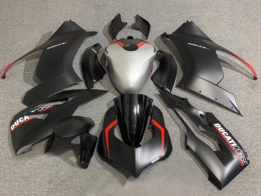 Compra Carenados Moto Ducati Panigale V2 2020-2024 - Plata Rojo Negro Mate Corse