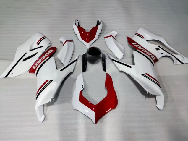 Compra Carenados Moto Ducati Panigale V2 2020-2024 - Blanco Rojo Negro Brillante