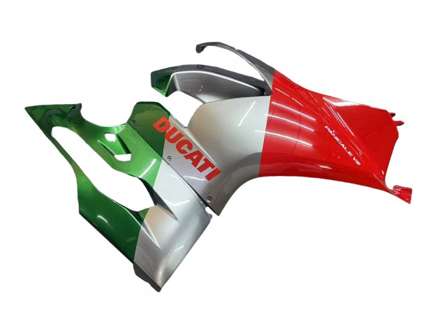 Compra Carenados Moto Ducati Panigale V2 2020-2024 - Plata Rojo Verde