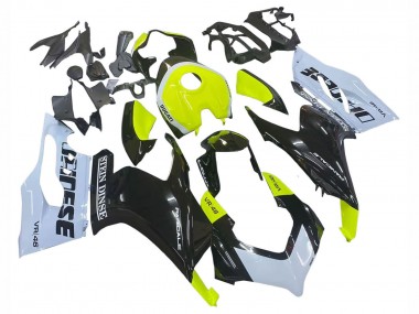 Compra Carenados Moto Ducati Panigale V2 2020-2024 - Blanco Verde Lima Negro Brillante Stein Dinse VR 46